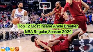 Top12 Best AnkleBreaker in NBARegular Season2024,Most Insane Crossover that Makes the Defender Fall😱