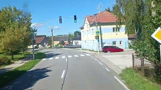 Driving in Slovakia, route 581 Myjava - Malejov