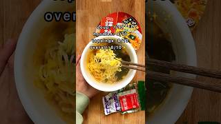 trying japan spicy egg ramen with seaweed COMFORT FOOD #food #cooking #noodles #japanese