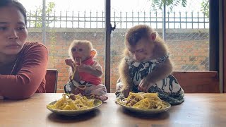 Queen Marry & Bro ATong Silently Eat Noodle Non-Stop