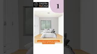 💡 3 IDEAS para Decorar con 🏠 Ventana detrás de la cama #shorts