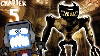 Boss Fight! CHAPTER 5 Bendy and The Ink Machine Gameplay ft. FANDROID The Musical Robot (Part 2)