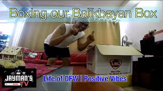 Boxing our Balikbayan box | Life of OFW | Positive Vibes