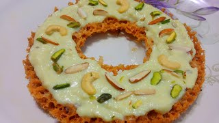 Ghevar Recipe | सावन में बदले जब मौसम के तेवर बनाओ राजस्थानी मिठाई घेवर | Malai Ghevar Recipe