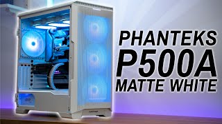 Phanteks P500A Matte White is ONE AIRFLOW MONSTER!!!