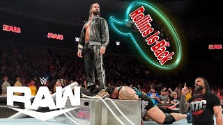 Seth Rollins Is Come Back on Raw 2024 - WWE Monday Night Raw 2024 Highlights