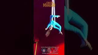 Miss Maria Aerial Artiste at Circus Mondao at only 12 Years Old a Star in the Making 🎪🤩 #circus