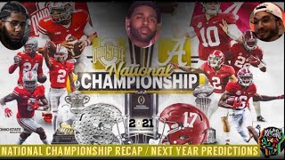 College Football National Championship: Alabama vs Ohio State Review/ 2021 CFB Outlook