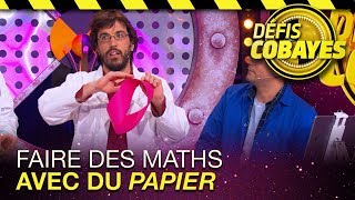 Faire des maths avec du papier ! - Défis Cobayes - France 4