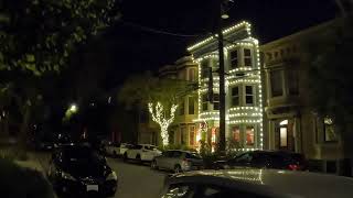 My most disappointing Christmas lights house - 68 Castro street in San Francisco