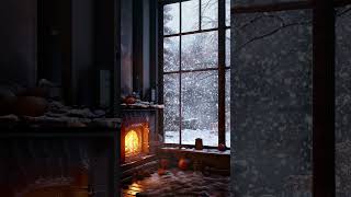 Don't miss this moment! Cozy Winter Ambience #snow #relax #winter #naturesounds #cozywinterambience