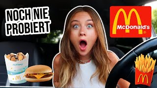 NUR Mc Donalds ESSEN, was ich noch NIE PROBIERT habe!!! 😳 KRASS! 😳 Food Challenge PIA