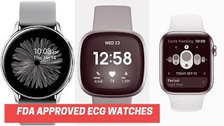 Best FDA Approved ECG Smartwatches in 2021 | Apple, Fitbit, Samsung ECG Watches