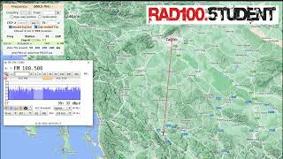 FM DX - Radio Student 100.5 MHz Zagreb (300 W ERP) - Prijem signala u Bihaću (BiH) (31.01.2023.)