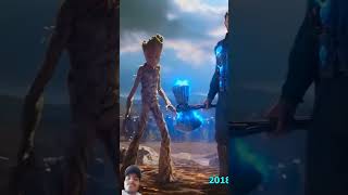 Evelution of Groot #groot #iamgroot #marvel #evolution #rocketandgroot #mcu #gurdiansofthegalaxy