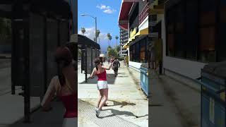 GTA 5 CRAZY GIRL LOS SANTOS MOMENT