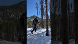 WINTER hike in Rocky Mountain National Park #Shorts #Hiking #RockyMountainNationalPark