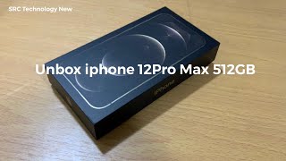 Unbox iPhone 12 Pro Max 512GB And Setup New User iOS