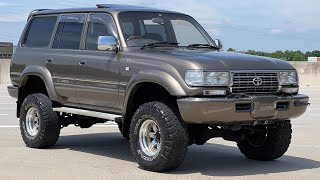 1993 Toyota Land Cruiser HDJ81 walk-around video 1HD Turbo Diesel