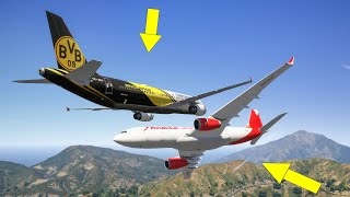 Airbus A330 Crashes mid air with A321 | GTA 5