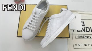 FENDI SNEAKERS /White / cowhide  REVIEW