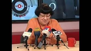 Soviet dissident Valeriya Novodvorskaya's prohibited interview on the Echo of Moscow radio