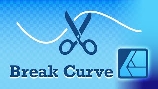 How to Brake Curve Line in Affinity Designer 2