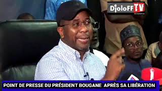 POINT DE PRESSE DU PRÉSIDENT GUEUM SA BOPP LES DIAMBARS APRÈS SA SORTIE À SON SIÈGE KEUR GORGUI