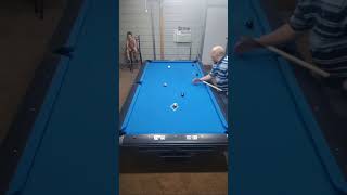 9 ball game with backyard Billiards #billiards#snooker #apapool  #cuegames