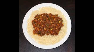 How To Make Bolognese Sauce ( Minced Meat Sauce)