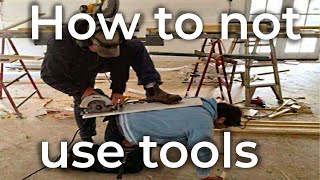 How To Not Use Tools