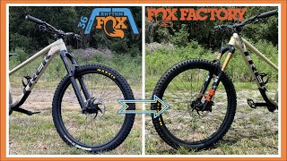 Upgrade your fork on Trek Roscoe 9. comparing, weight and install