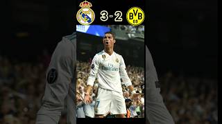 Real Madrid X Dortmund |Leg 2| Ronaldo Beautiful Goal🔥🐐 #viralshort #shorts #ronaldo