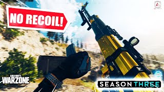 NO RECOIL AK-47 LOADOUT W/ RED-DOT BETTER THAN ANY SMG (Cold War Warzone Season 3 Class Setup)