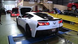 White C7 Corvette Header Install