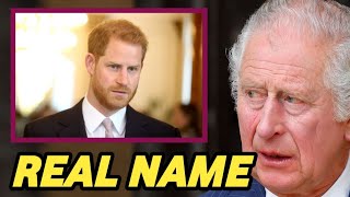 REAL NAME!🔴 Prince Harry's real name and the name King Charles wanted instead