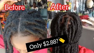 HOW TO REVAMP AND MAINTAIN A 2MONTH OLD FAUX LOCS FOR $2.88 IN ACCRA,GHANA!