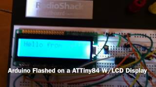 Arduino AATiny84 LCD