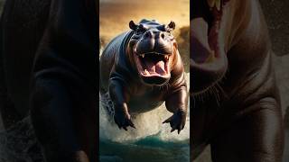 Dangerous Animal Kingdom: All About Animals #shorts #hippo #frogs