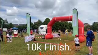 Bracknell Samaritans 10k Race Finish. 3rd place. #mindsetmatters #running #bennisonfitness