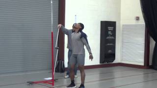 2014 Bloomsburg University Pro Day: Vertical Leap Drill