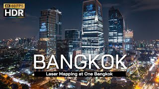 🇹🇭 4K HDR | The world's largest laser mapping show at One Bangkok, Thailand