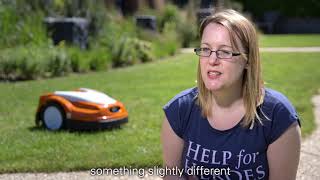 STIHL Donate An iMOW® Robotic Mower To Help for Heroes | STIHL GB