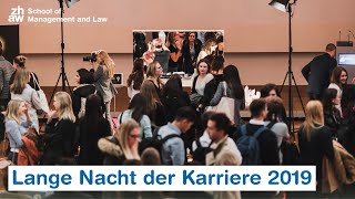 Lange Nacht der Karriere 2019 an der ZHAW School of Management and Law