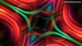 VJ LOOP 133 - Multicolor Psychedelic Abstract Shapes - 4K - 10 min