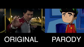 SHANG-CHI Side-by-Side W/ JAKE LONG Trailer