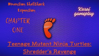 TMNT: Shredder's Revenge - Dimension Shellshock. Karai Story Gameplay, Chapter 1