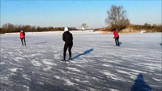 Skating on the Veerplas in Haarlem - 13 Feb 2021