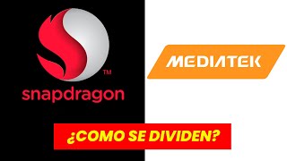 Así se dividen los procesadores Snapdragon y Mediatek