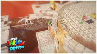 Super Mario Odyssey: Climbing the Tostarena Tower in the Sand Kingdom